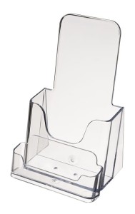 Stojak na ulotki DL z wizytownikiem