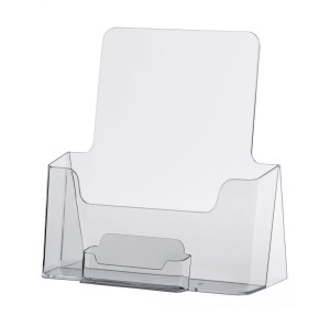 Stojak na ulotki A4 z wizytownikiem