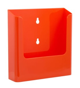 Wieszana kieszeń podajnik na ulotki A5 – pomarańczowa