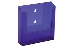 Wieszana kieszeń podajnik na ulotki A5 – fioletowa neon