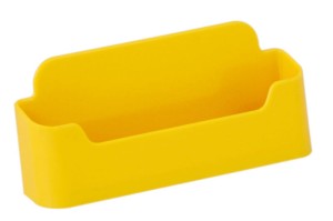 Stojak na wizytówki – poziomy żółty