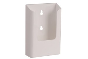 Wieszana kieszeń podajnik na ulotki DL – biała