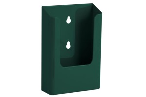 Wieszana kieszeń podajnik na ulotki DL (1/3 A4) – zielona