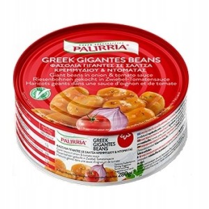 Pieczona fasola Gigant w cebuli i pomidorach 280g