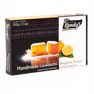 Loukoumi pomarańcza bergamota Kandylas 200g GRECJA