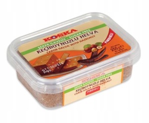 Chałwa z karobem i orzechami KOSKA bez cukru 250g