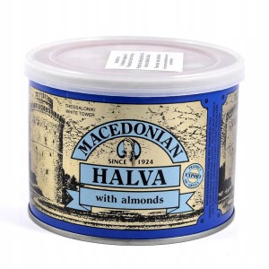 Chałwa grecka Macedońska z migdałami puszka 500g