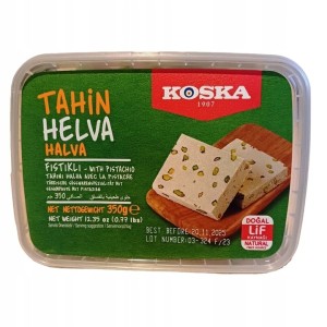 Chałwa turecka sezamowa pistacjowa Koska 350g